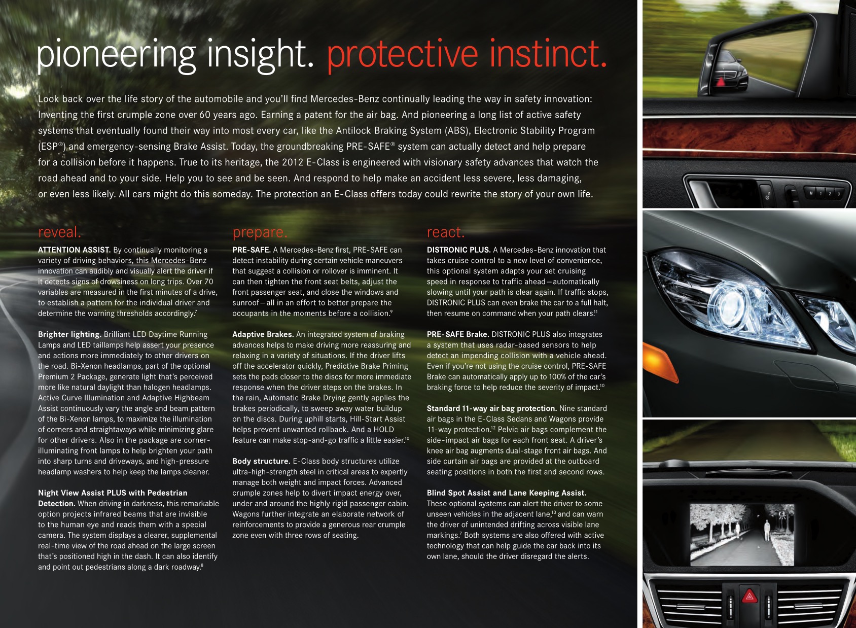 2012 Mercedes-Benz E-Class Brochure Page 12